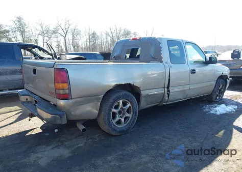 2000 GMC Sierra 1500 Sle из США, поврежденный, VIN 2GTEC19T0Y1114404